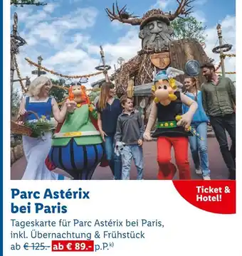 Lidl Parc astérix bei paris Angebot