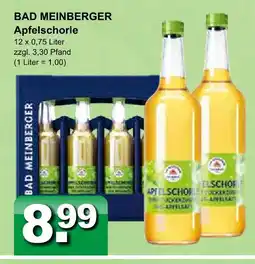 Getränkeparadies Gefromm Bad meinberger apfelschorle Angebot