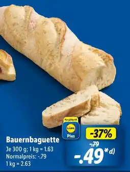Lidl Bauernbaguette Angebot