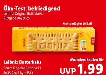 Lidl Leibniz butterkeks Angebot