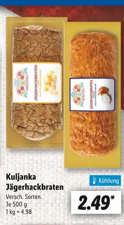 Lidl Kuljanka jägerhackbraten mit käse Angebot