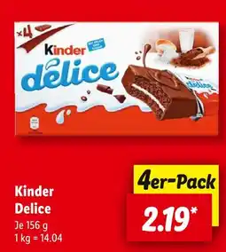 Lidl Kinder delice Angebot