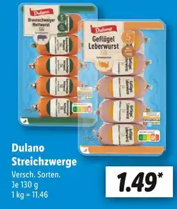 Lidl Dulano braunschweiger mettwurst Angebot