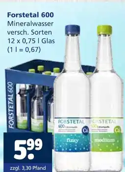 Getränkewelt Forstetal 600 mineralwasser Angebot