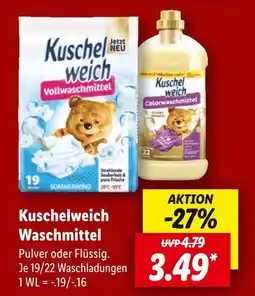 Lidl Kuschelweich vollwaschmittel sommerwind Angebot