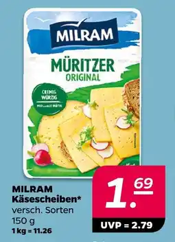 NETTO Milram müritzer original käsescheiben Angebot
