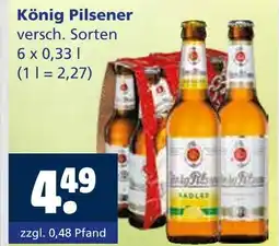 Getränkewelt König pilsener Angebot