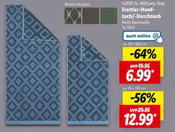 Lidl Looks by wolfgang joop frottier-handtuch/-duschtuch Angebot