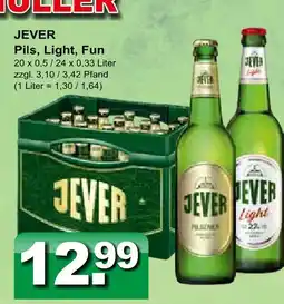 Getränkeparadies Gefromm Jever pils, light, fun Angebot