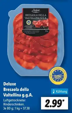 Lidl Deluxe bresaola della valtellina g.g.a Angebot