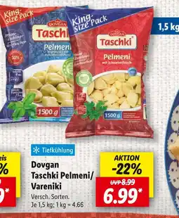 Lidl Dovgan taschki pelmeni mit putenfleischfüllung Angebot