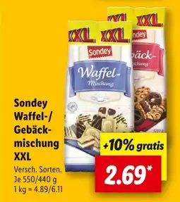 Lidl Waffel-/ gebäckmischung xxl Angebot