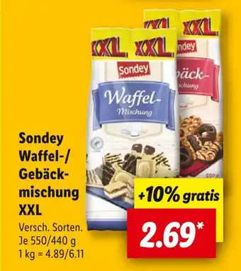 Lidl Waffel-/ gebäckmischung xxl Angebot