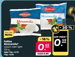NETTO Fellino mozzarella classic Angebot