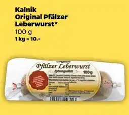 NETTO Kalnik original pfälzer leberwurst Angebot
