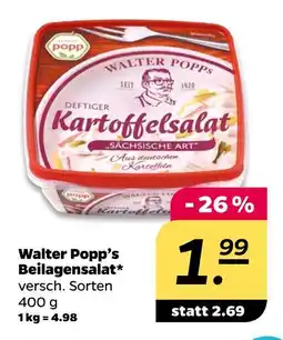 NETTO Walter popp beilagensalat Angebot