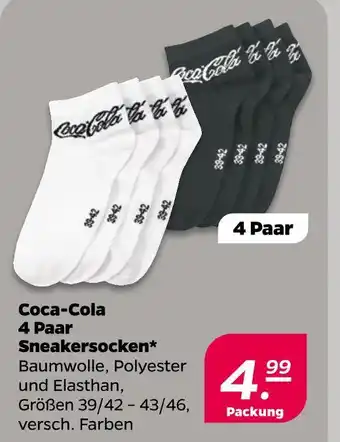NETTO Coca-cola sneakersocken Angebot
