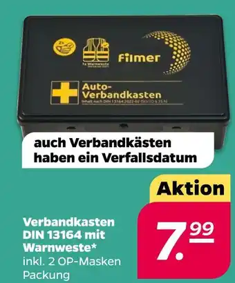 NETTO Filmer auto-verbandkasten din 13164 mit warnweste Angebot