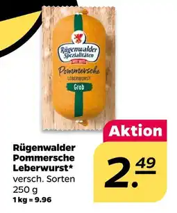 NETTO Rügenwalder spezialitäten pommerische leberwurst Angebot