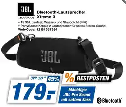expert Techno Land JBL Bluetooth-Lautsprecher Xtreme 3 Angebot