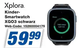 expert Techno Land Xplora Kinder- Smartwatch XGO3 schwarz Angebot