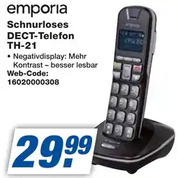 expert Techno Land emporia Schnurloses DECT-Telefon TH-21 Angebot