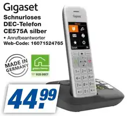 expert Techno Land Gigaset Schnurloses DEC-Telefon CE575A silber Angebot