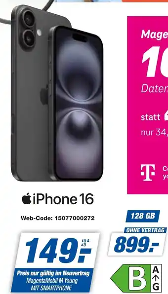 expert Techno Land iPhone 16 Angebot