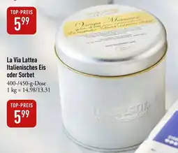 Galeria Markthalle La Via Lattea Italienisches Eis oder Sorbet Angebot