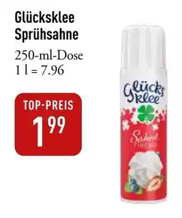 Galeria Markthalle Glücksklee Sprühsahne Angebot