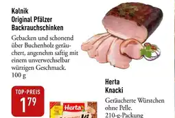 Galeria Markthalle Kalnik Original Pfälzer Backrauchschinken Angebot