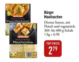 Galeria Markthalle Bürger Maultaschen Angebot