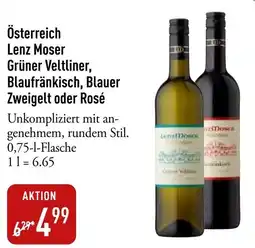 Galeria Markthalle Lenz Moser Grüner Veltliner, Blaufränkisch, Blauer Zweigelt oder Rosé Angebot