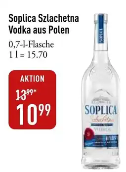 Galeria Markthalle Soplica Szlachetna Vodka aus Polen Angebot