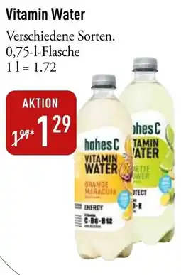 Galeria Markthalle hohes C Vitamin Water Angebot