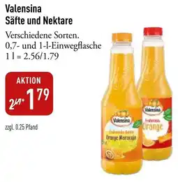 Galeria Markthalle Valensina Säfte und Nektare Angebot