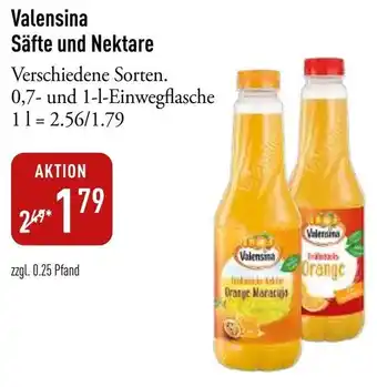 Galeria Markthalle Valensina Säfte und Nektare Angebot