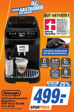 K+B Expert DeLonghi Kaffeevollautomat Magnifica EVO Next ECAM 310.60.B Angebot