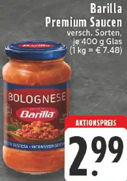 Edeka Barilla Premium Saucen Angebot