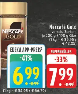 Edeka Nescafé Gold Angebot