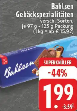 Edeka Bahlsen Gebäckspezialitäten Angebot