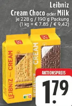 Edeka Leibniz Cream Choco oder Milk Angebot