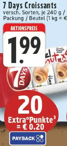Edeka 7 Days Croissants Angebot