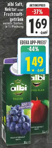 Edeka albi Saft, Nektar oder Fruchtsaftgetränk Angebot