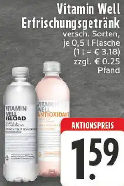 Edeka Vitamin Well Erfrischungsgetränk Angebot