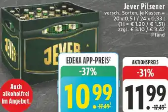 Edeka Jever Pilsener Angebot