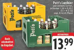 Edeka Pott's Landbier Angebot