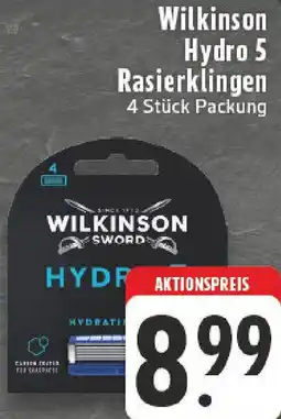 Edeka Wilkinson Hydro 5 Rasierklingen Angebot