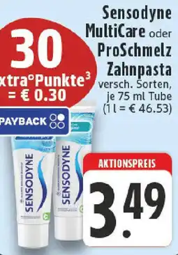 Edeka Sensodyne MultiCare oder ProSchmelz Zahnpasta Angebot