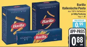 E-Center Barilla Italienische Pasta Angebot
